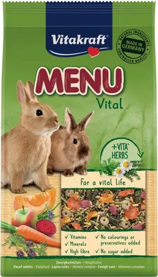 Image de Menu Vital lapin nain 3kg