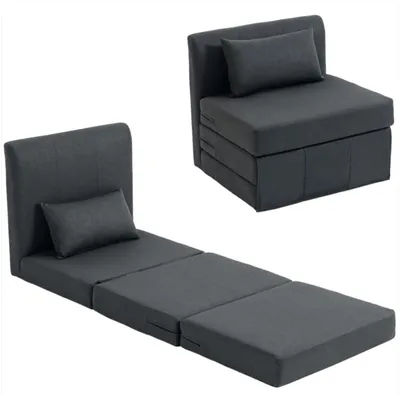 Produktbild von 2-in-1 Schlafsessel Klappbares Sofa-Bett, Gepolstertes Gästebett