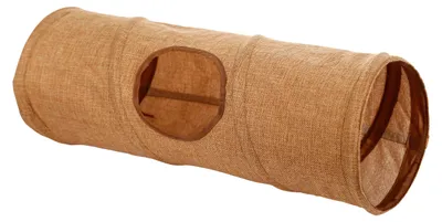 Produktbild von Kerbl Pet Nagertunnel, Spieltunnel für Nager, braun, 50cm, Ø18cm, 3 Eingänge