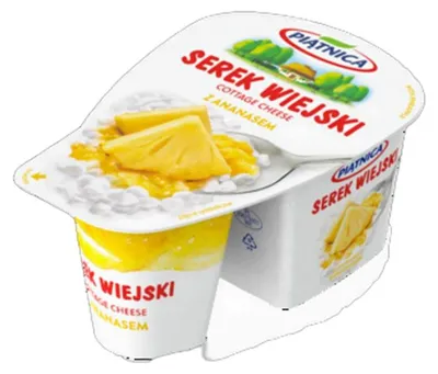 Obrázek produktu pro Piątnica Serek Wiejski Ananas 150 g