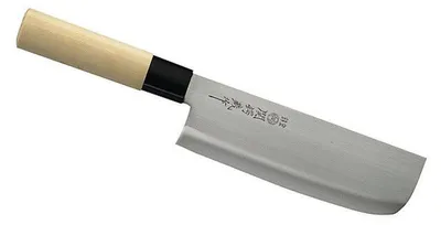 Zdjęcie produktu dla Japoński nóż szefa kuchni Tsubazo Nakiri zaostrzony z 2 stron