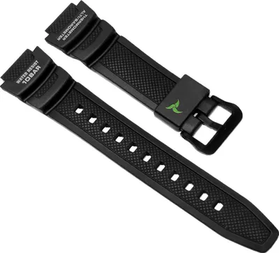 Produktbild von Casio Collection Uhrenarmband 18mm Resin schwarz SGW-450H 10500870