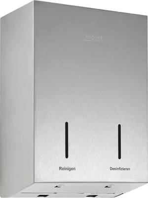 Wagner-Ewar Kombination Seife/Desinfektionspender Sensor WP585e-7 Edelstahl Wandmontage