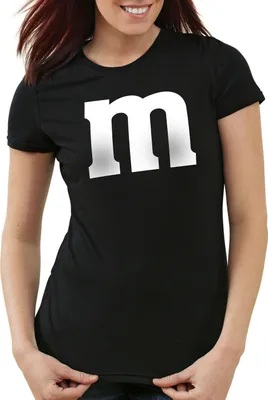 Produktbild von style3 m Damen T-Shirt für Fasching und Karneval Gruppen-Kostüm Paar-Verkleidung JGA Party, Farbe:Schwarz, Größe:L