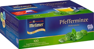Obrázek produktu pro Meßmer Classic Moments Peppermint Tea 100 čajových sáčků 225g