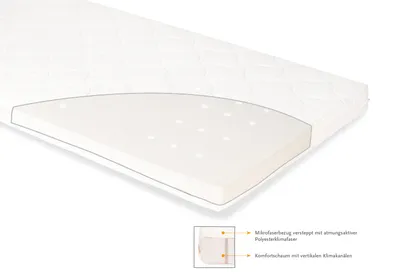 Produktbild von Matratze für Kinderbetten 'Luna Up' klein, 120 x 60 cm