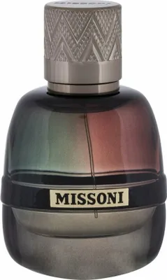 A bottle of Missoni Eau De Parfum spray for men.