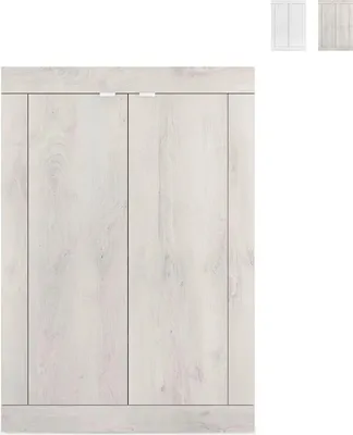 Produktbild von Flurschrank Mehrzweck 2-türig 78x116cm Basic Jessy - Shabby Weiß