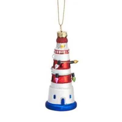 Immagine prodotto di Guaina natalizia con faro rosso e bianco - Sass & Belle