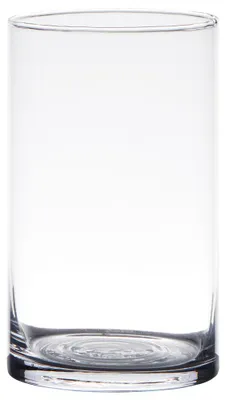 Produktbild von Glas Vase zylinderförmig Dekovase klar 1 Stk Ø 9x15 cm