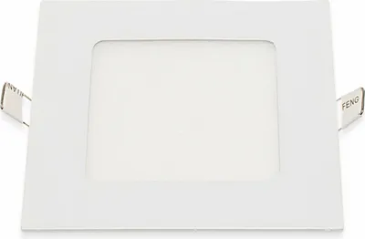 Produktbild von OPTONICA LED-Einbauleuchte 2614, 6 W, 440 lm, 6000K, eckig, 95 RA, weiß