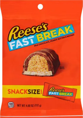 Produktbild von Reese's Bar Fast Break Snack Size (9 x 132g)