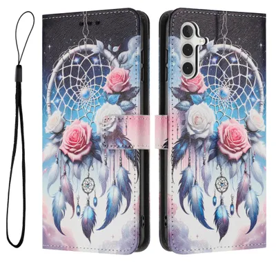 Immagine prodotto di Custodia a libro protettiva per Samsung Galaxy A17, A26, A16 4G 5G in Pelle finta e TPU con motivo