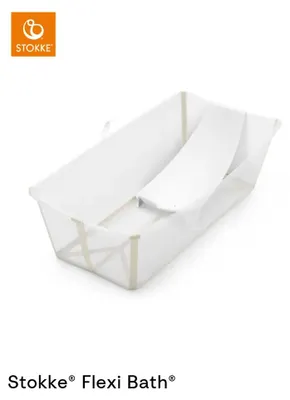 Produktbild von Stokke® Flexi Bath® Badewanne X-Large mit Neugeboreneneinsatz Sandy Beige