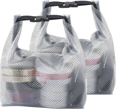 Zdjęcie produktu dla Wodoodporna kosmetyczka, 2 sztuki, duża, przezroczysta, idealna na podróże i camping