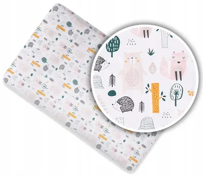 Produktbild von Spannbettlaken für Kinderbett 60x120 cm - 100% Baumwolle -