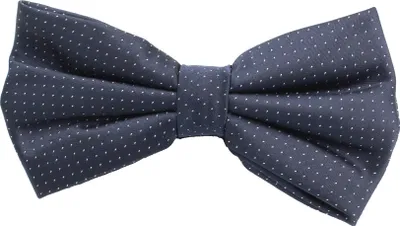 Produktbild von Fabio Farini - 1 Stück Herren Fliegen mit Punkten - Männer Querbinder Vorgebunden Bowtie Dunkelblau (Weiß)