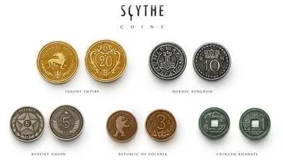 Produktbild von Scythe: Metallmünzen