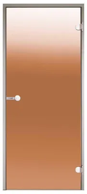 Obrázek produktu pro Dveře do sauny Harvia Line - hliník / sklo bronz / 70 x 190