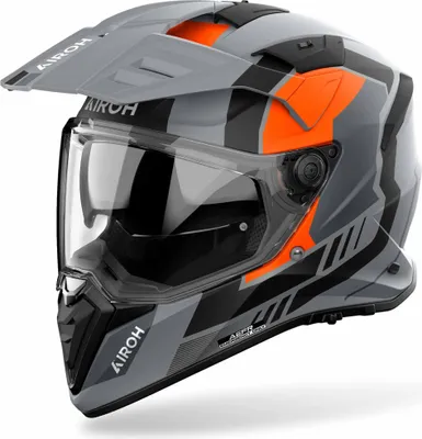 Zdjęcie produktu dla Kask integralny Airoh Bandit Horn, szary L, rozmiar L