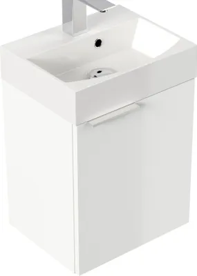 Obrázek produktu pro Umyvadlo 40 x 56 x 32 cm Umyvadlo do koupelny pro hosty Cubi Umyvadlo