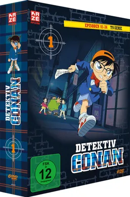 Produktbild von AV Visionen Detektiv Conan – die TV-Serie – DVD Box 1, Zeichentrickfilm/Cartoon, DVD, Deutsch, 2D, 4:3, 850 min