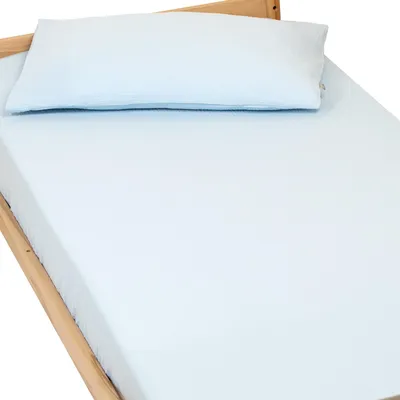 Produktbild von Spannbettlaken Jeanne - 90x200 cm - Blau | by SEVIRA KIDS