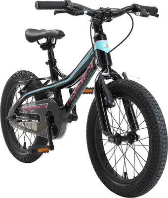 Immagine prodotto di BIKESTAR bicicletta per bambini MTB da 4 anni | mountain bike in alluminio da 16 pollici bicicletta per bambini | nero e blu