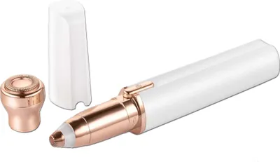 Image de Cenocco Beauty CC-9095: Tondeuse à Sourcils et Rasoir Pour le Visage 2 en 1 Blanc
