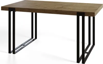 Produktbild von Alpi Moebel, Rechteckiger Esstisch Rosa, Modern Ausziehbarer Tisch 180-280x90x77 cm, Lefkas mit Schwarz Metallbeinen