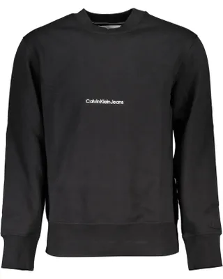 Produktbild von Stylisches Herren Sweatshirt Schwarz – Langarm, Rundhals, Gefüttert