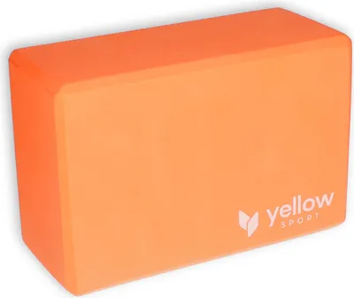 Produktbild von yellowBLOCK Yoga Yogawürfel aus EVA-Schaumstoff - Orange - 1 Stk.