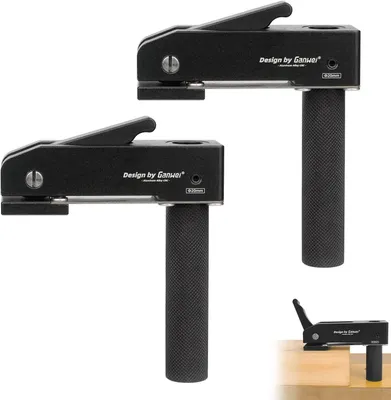 Productafbeelding van Kogelhouders 20 mm, 2 stuks, schroefklemmen, aluminium legering, voor houtbewerking