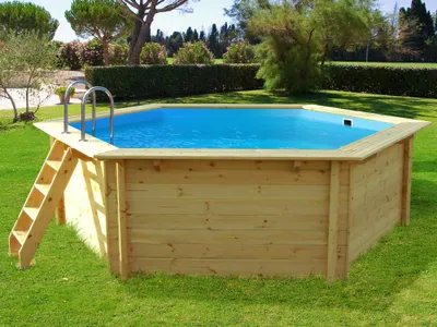 Image de Piscine bois " Hawai " - 4.10 x 1.18 m