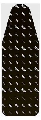 Produktbild von Bügelbezug Universalcover für Bügeltische, 131 cm x 55 cm, 100 % Baumwolle, Praktisches Klipp-System, Waschmaschinenfest