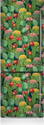 Produktbild von Dekoration Kühlschrank Aufkleber Magnete Küche Kühlschrankmagnete 60x190 cm - Blumenkakotyk.