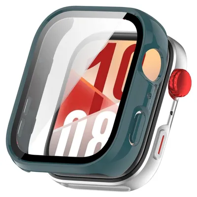 Image de Pour Huawei Watch Fit 4 Pro plastique Watch Cover + Tempered 9H verre dur vert