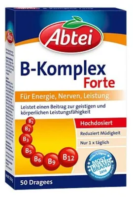 Produktbild von Abtei | B-Komplex Forte | 50 Dragees