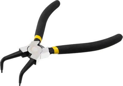 Obrázek produktu pro Kleště Strend Pro P0182B 180 mm, na hřídel a pojistné kroužky, ohnuté