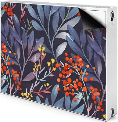 Produktbild von Magnet Verkleidung Abdeckung Heizkörperabdeckung Heizkörperabdeckung 80x60 cm  - Bild, Blumen