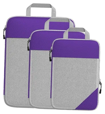 Produktbild von 3-teiliges Set komprimierbarer Reise-Organizer-Würfel