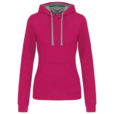 Produktbild von Kariban Damen-kapuzensweatshirt bicolor