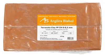 Immagine prodotto di Creativ Company argilla da modellare rossa con argilla refrattaria - 10 kg di argilla per Vetroceramica
