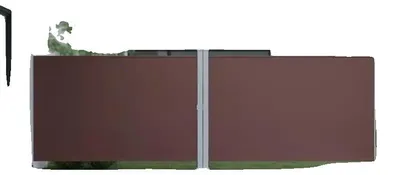 Image de Toile d'ombrage, matériau polyester, dimensions 200 cm x 600 cm,manuelle, revêtement PU, pour une utilisation en extérieur