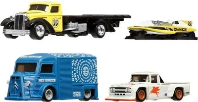 Produktbild von Hot Wheels HRT51, Fahrzeug-Set, 3 Jahr(e), Kunststoff, Metall, Mehrfarbig