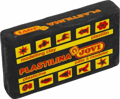 Produktbild von Schachtel mit 30 Knetgranulaten 50 g - schwarz jovi 7015