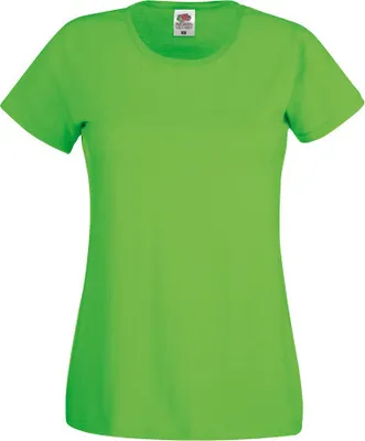 Produktbild von Damen T-Shirt Original-T - Lime, L