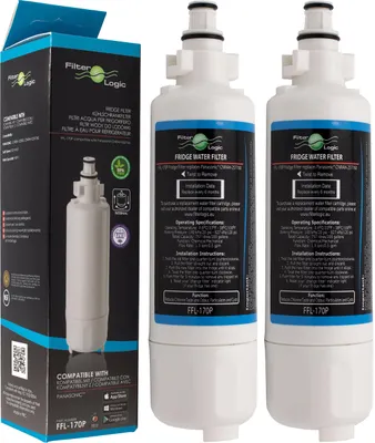 Wasserfilter 2er-Pack für Panasonic Kühlschränke