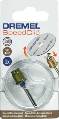 Zdjęcie produktu dla Dremel SC402, Trzpień maszyny rotującej, 35000 RPM, Dremel, Brązowy, Srebrny, 1 szt.