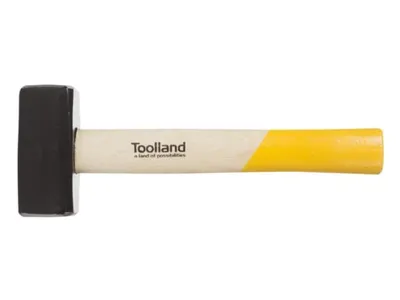 Produktbild von Toolland Fäustel, Stahlkopf 1000 g, holzgriff, ideal für Meißel- und Abbrucharbeiten
